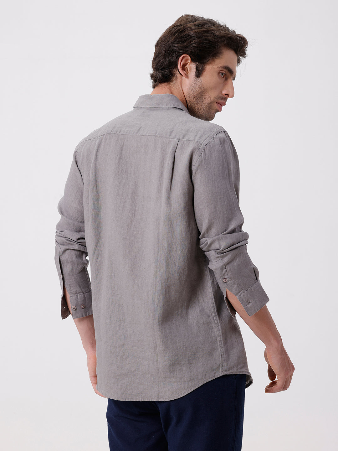 100% PURE LINEN FULL SLEEVE SHIRT