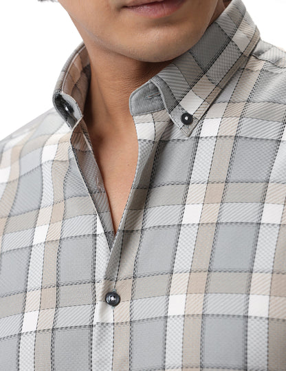 Formal Full Sleeve Checks Shirt