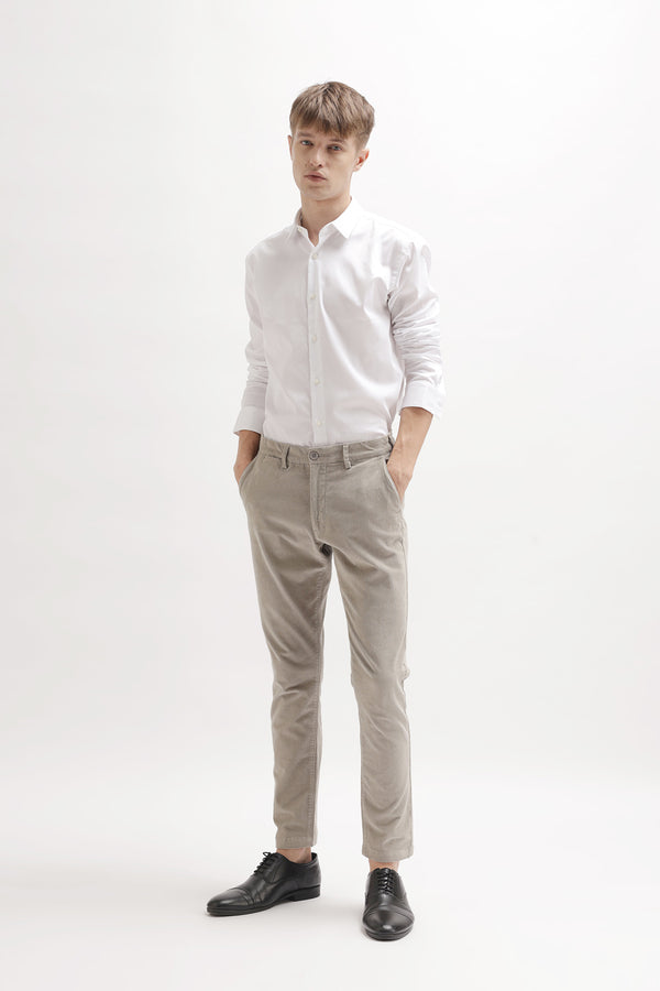 SLIM FIT CORDUROY TROUSER