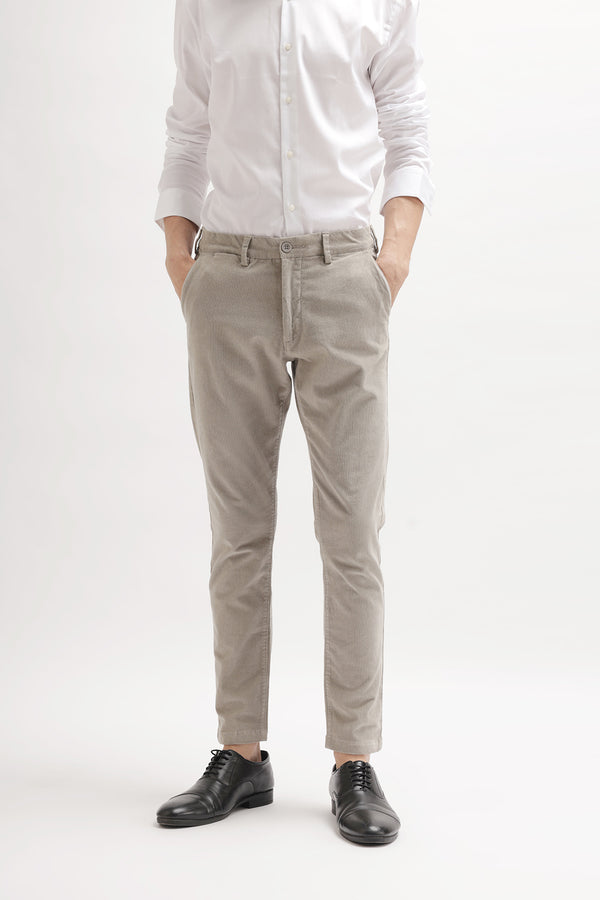 SLIM FIT CORDUROY TROUSER