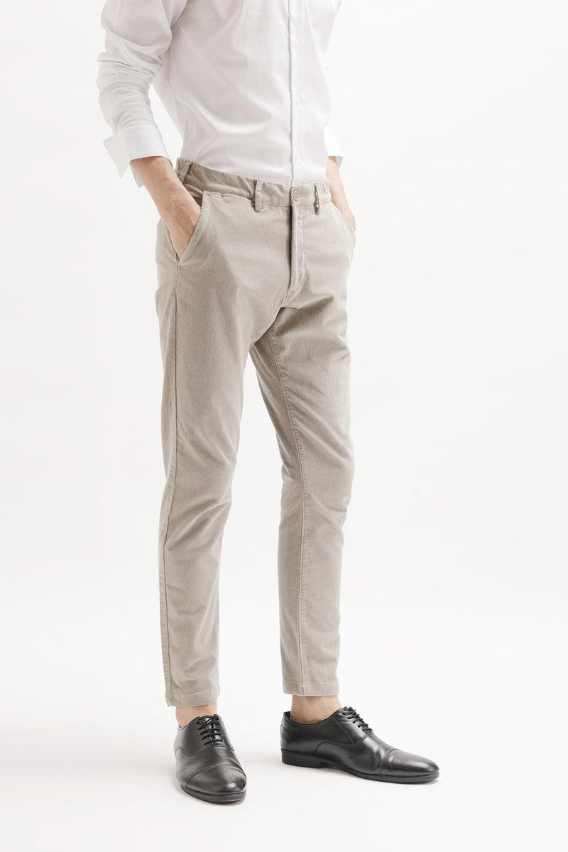 SLIM FIT CORDUROY TROUSER