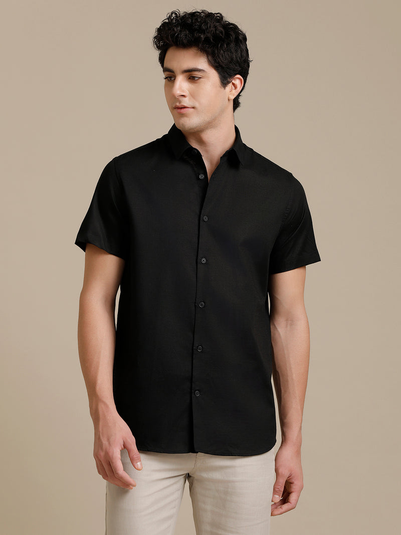 Black Short Sleeve Shirt