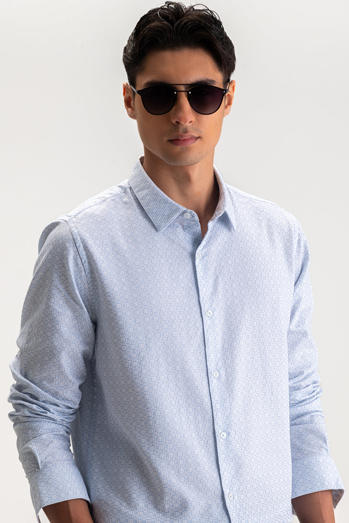 FULL SLEEVES JACQUARD SHIRT