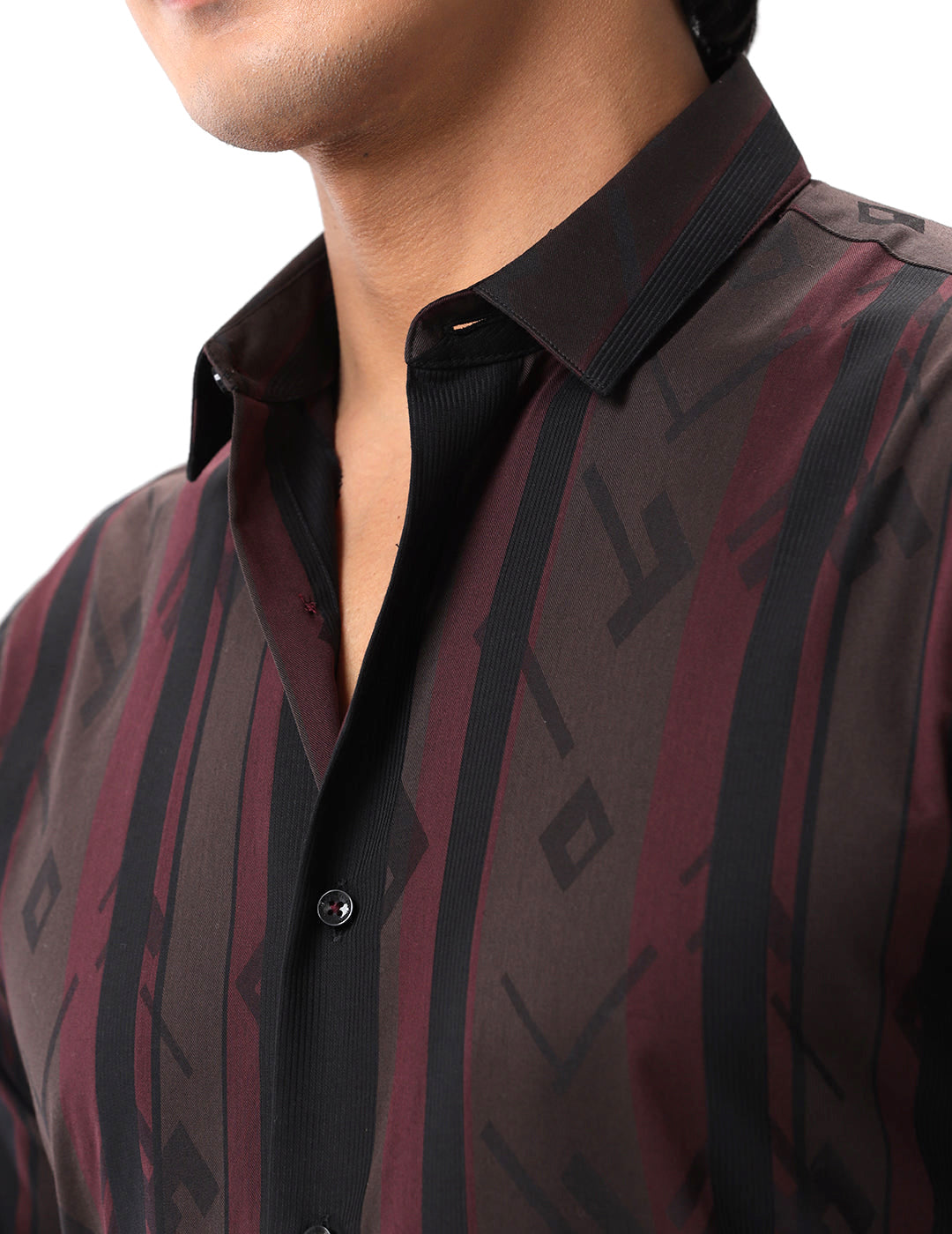 Vertical Stripe Formal Shirt