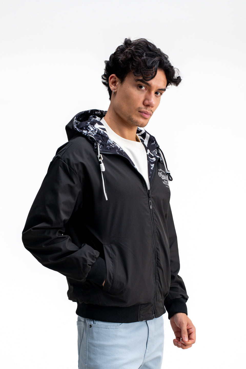 REVERSIBLE MONOGRAM PRINTED JACKET