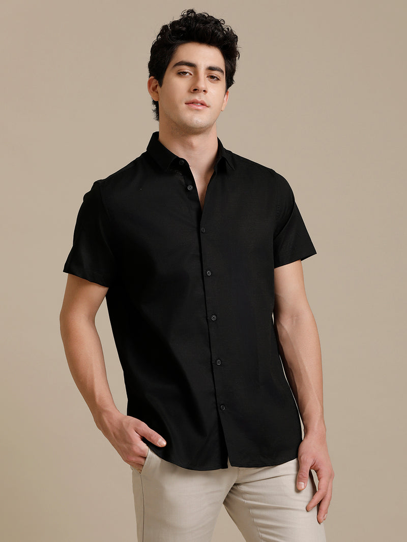 Black Short Sleeve Shirt
