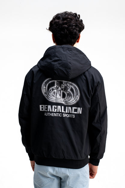 REVERSIBLE ABSTRACT PRINTED JACKET