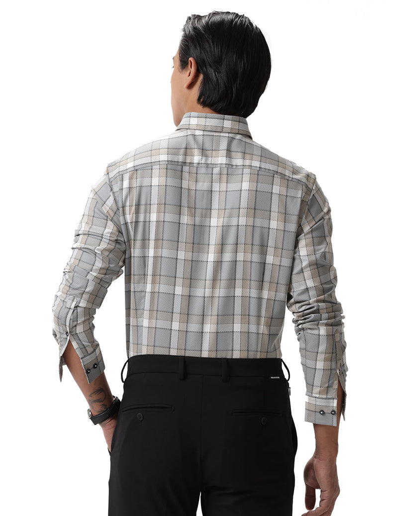 Formal Full Sleeve Checks Shirt