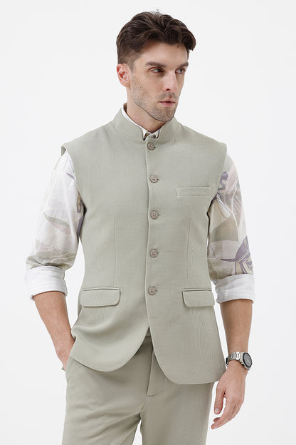 SLATE GREEN- 37 WAISTCOAT