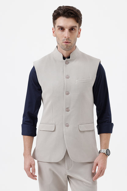 LIGHT GREY- 7 WAISTCOAT