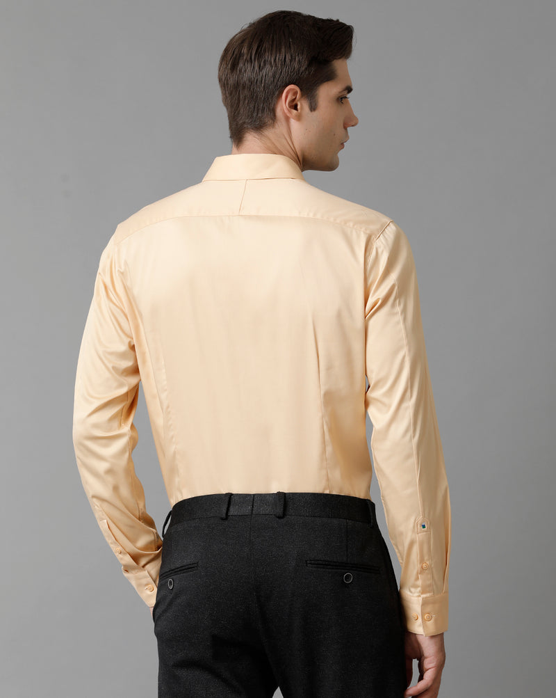 Men's Solid Cotton Stretch Shirt