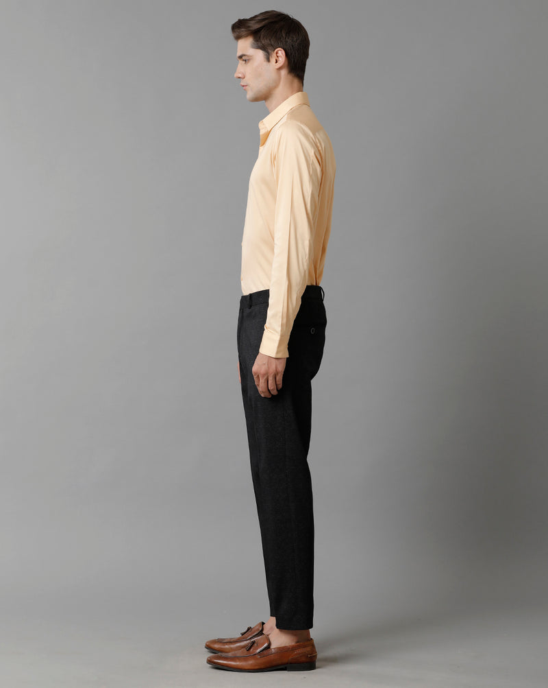 Men's Solid Cotton Stretch Shirt