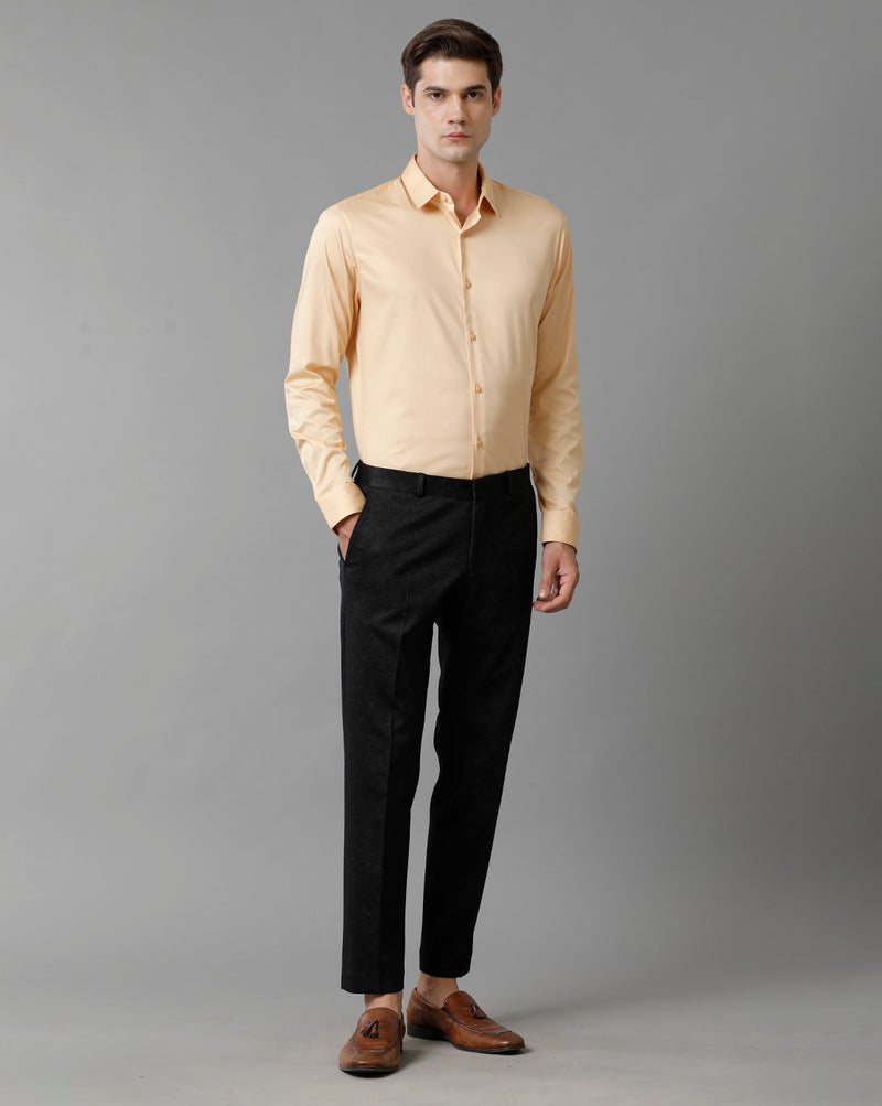 Men's Solid Cotton Stretch Shirt