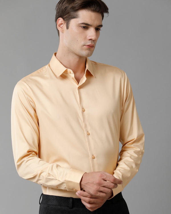 Men's Solid Cotton Stretch Shirt