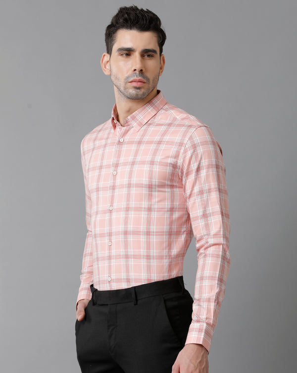 Men's Black Checkered Cotton Shirt