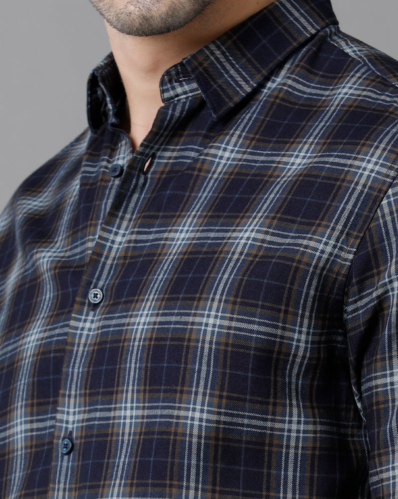 Men's Multicolor Cotton Shirt