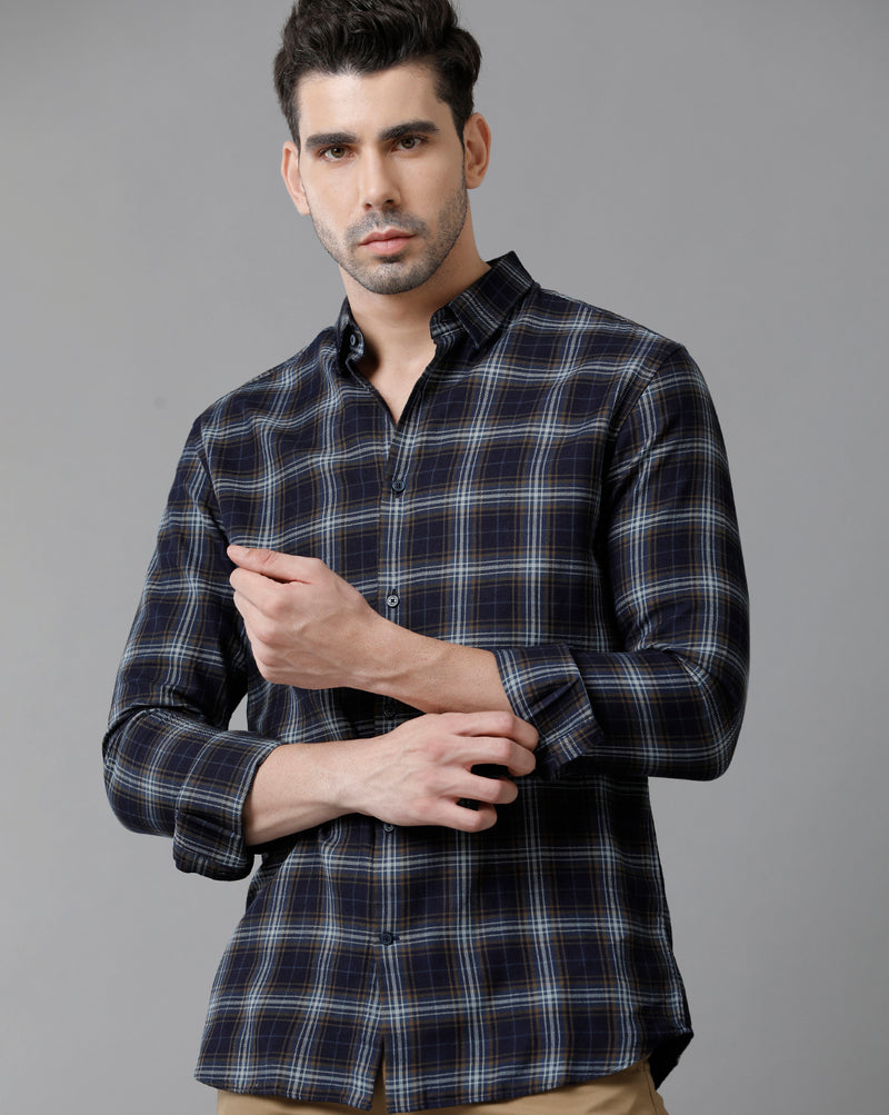 Men's Multicolor Cotton Shirt