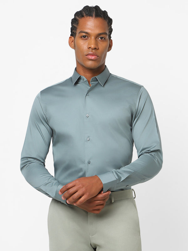 Men's Stormy Sea Solid Shirt