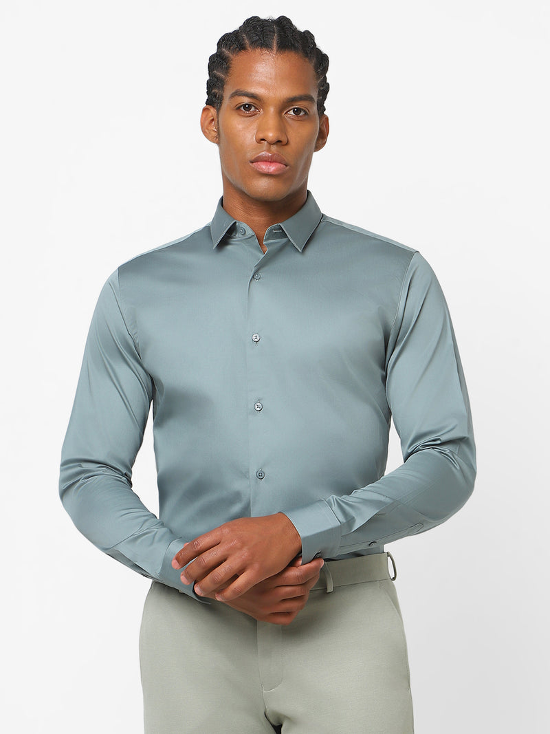 Men's Stormy Sea Solid Shirt