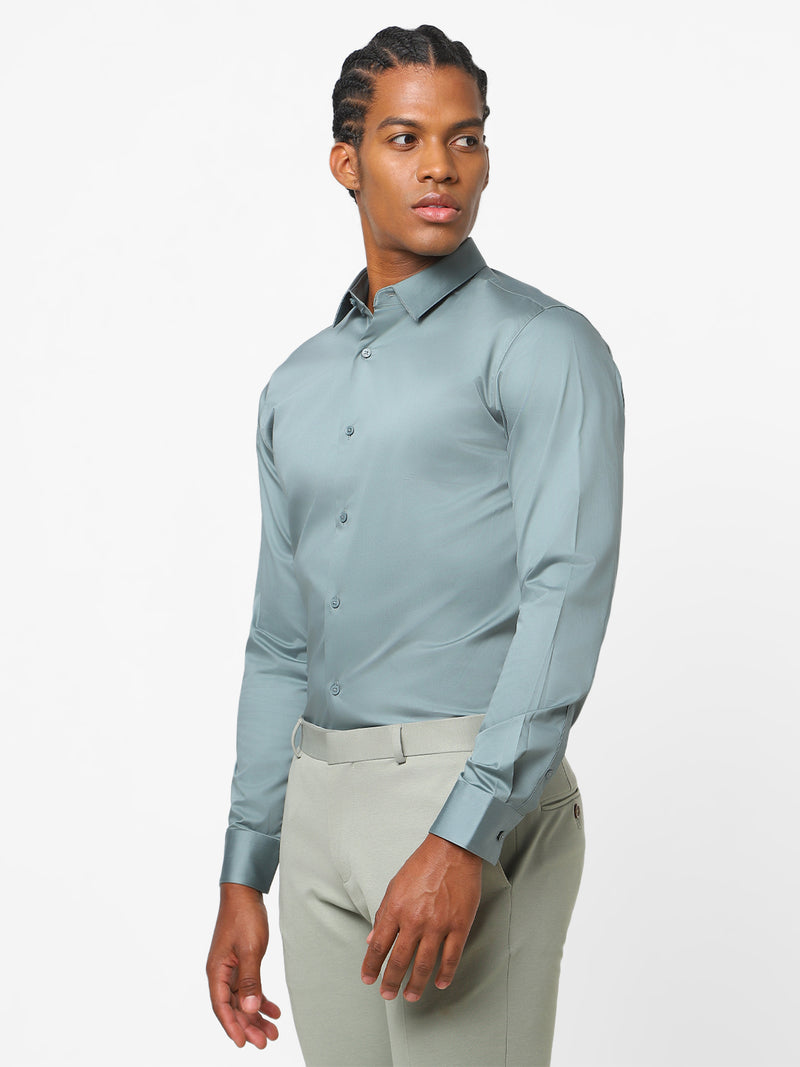 Men's Stormy Sea Solid Shirt