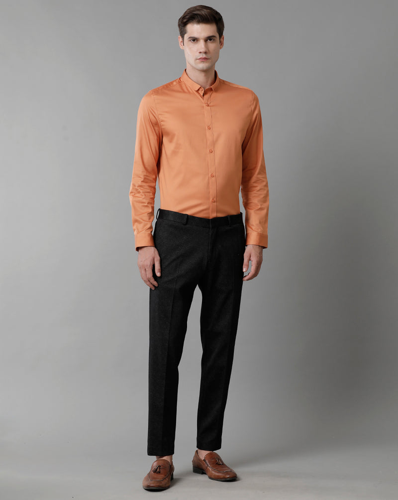 Men's Caramel Cotton Stretch Shirt