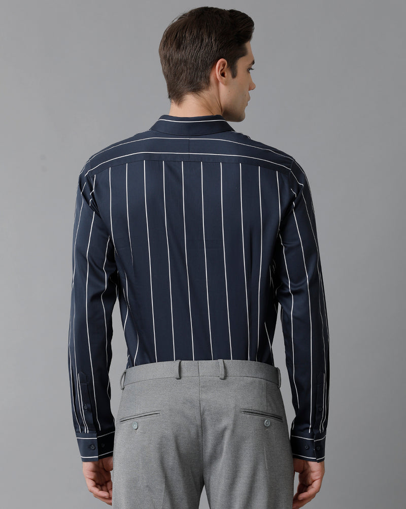 Men's Navy Stripped Shirt