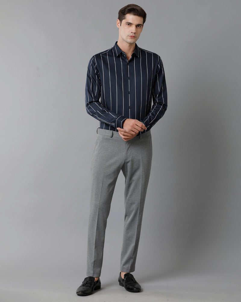 Men's Navy Stripped Shirt