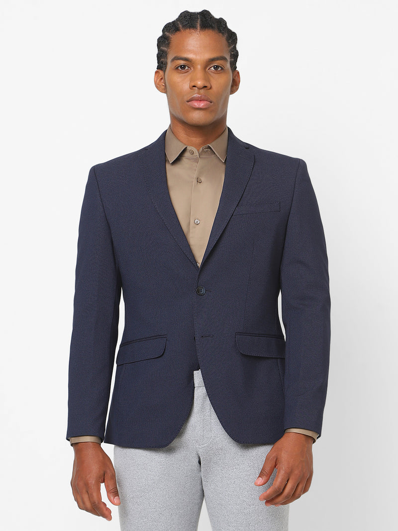 Men's Navy Blue Blazer TCJ-IVAN