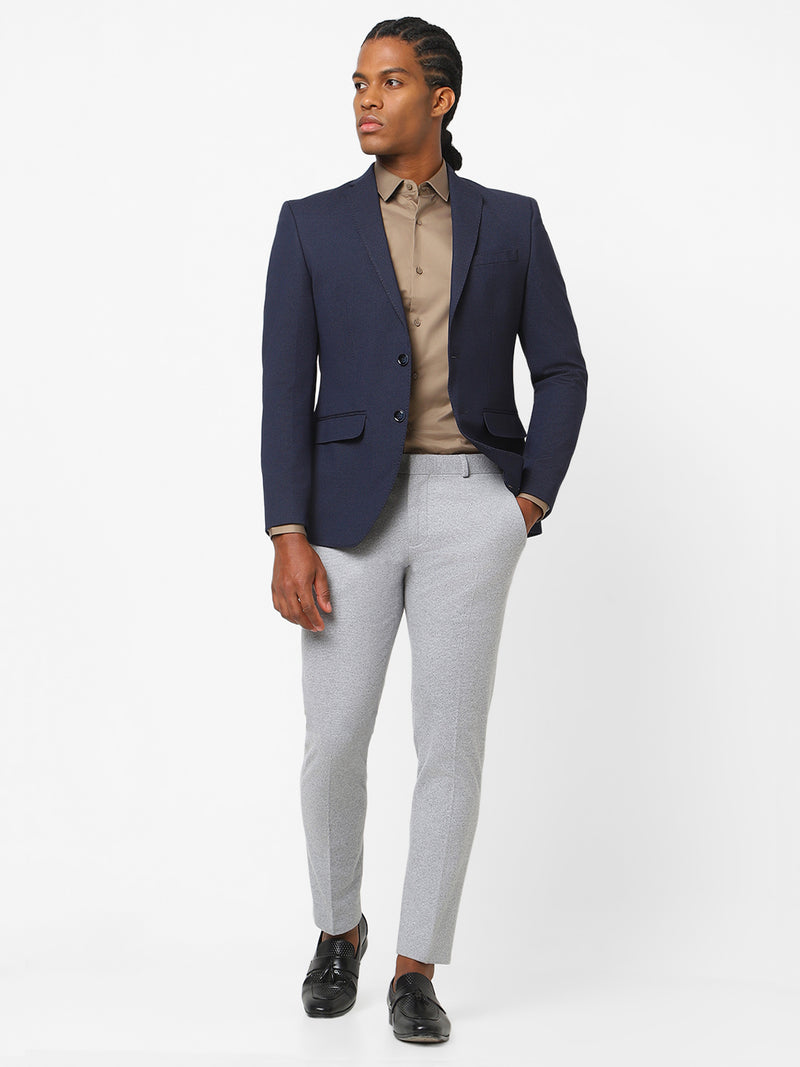 Men's Navy Blue Blazer TCJ-IVAN