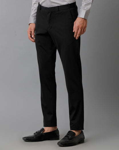 Black Knitted Stretch Men&