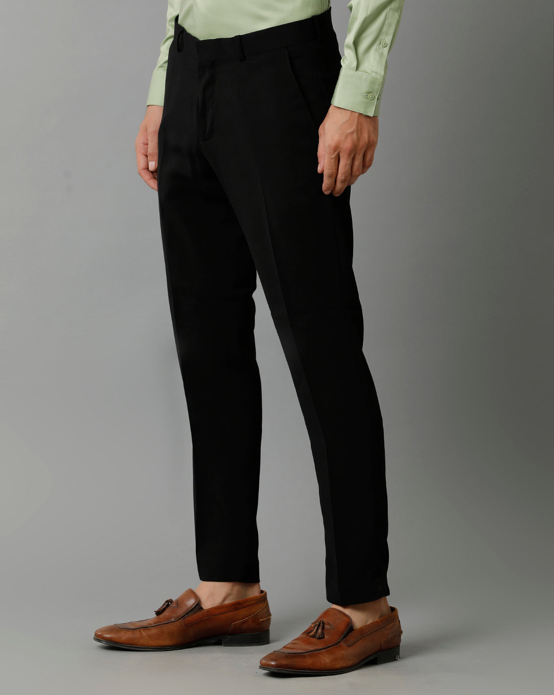 Black Knitted Stretch Men&