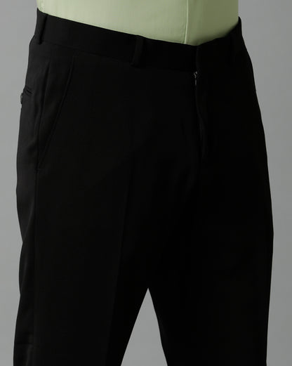 Black Knitted Stretch Men&