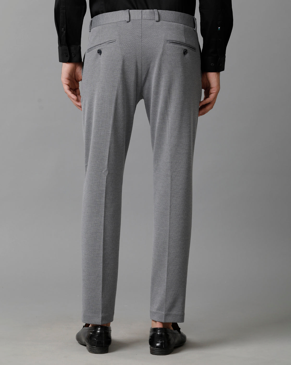 Grey Knitted Stretch Men&