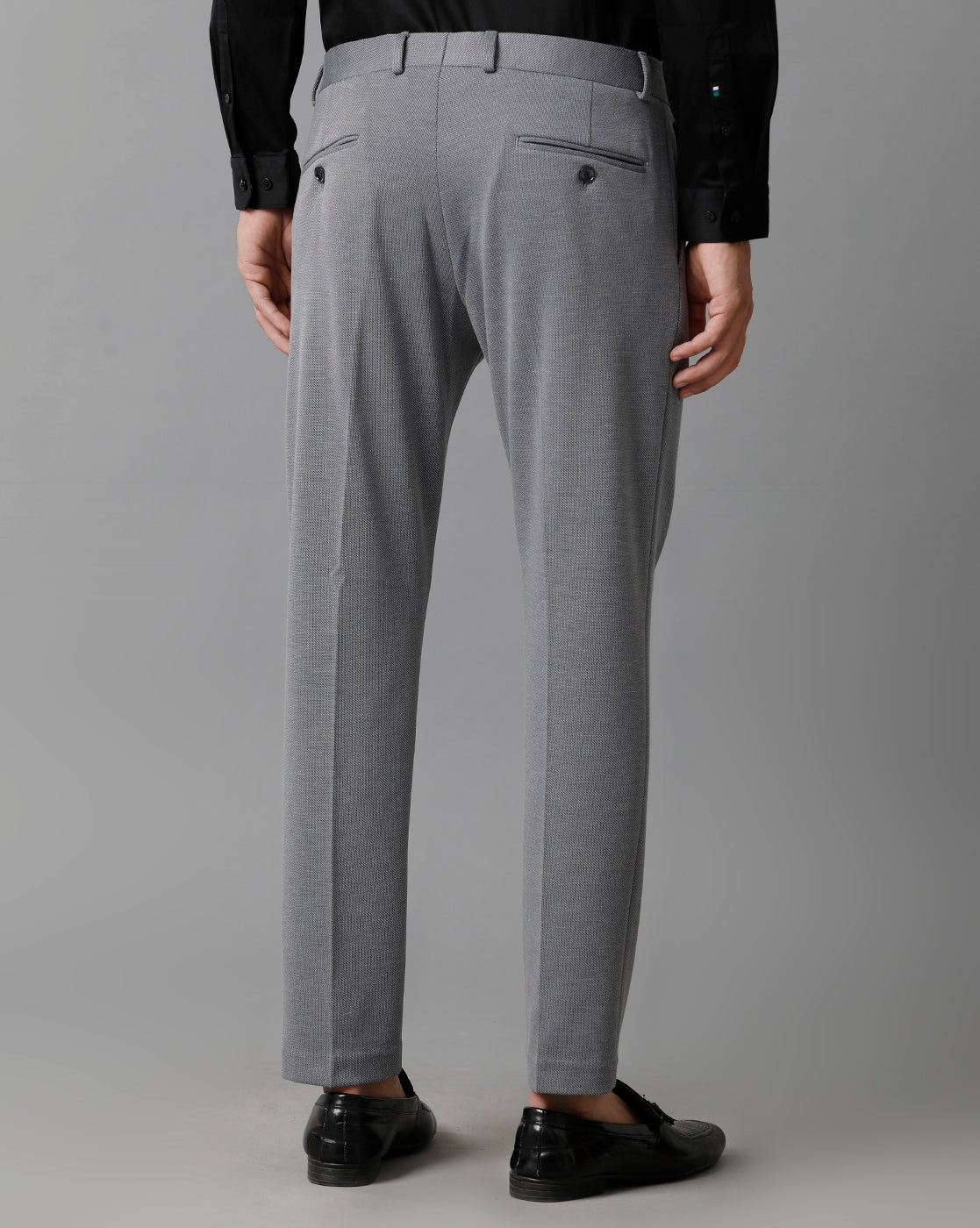 Grey Knitted Stretch Men&