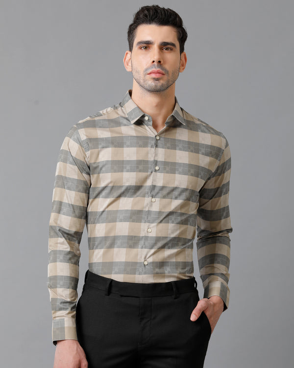 Men's Multicolor Checks Cotton Shirt