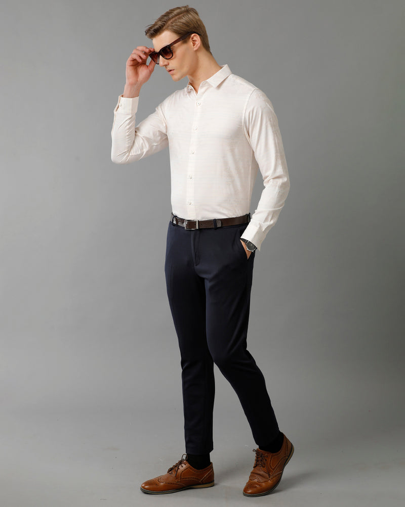 Men's Floral Print Cotton Shirt