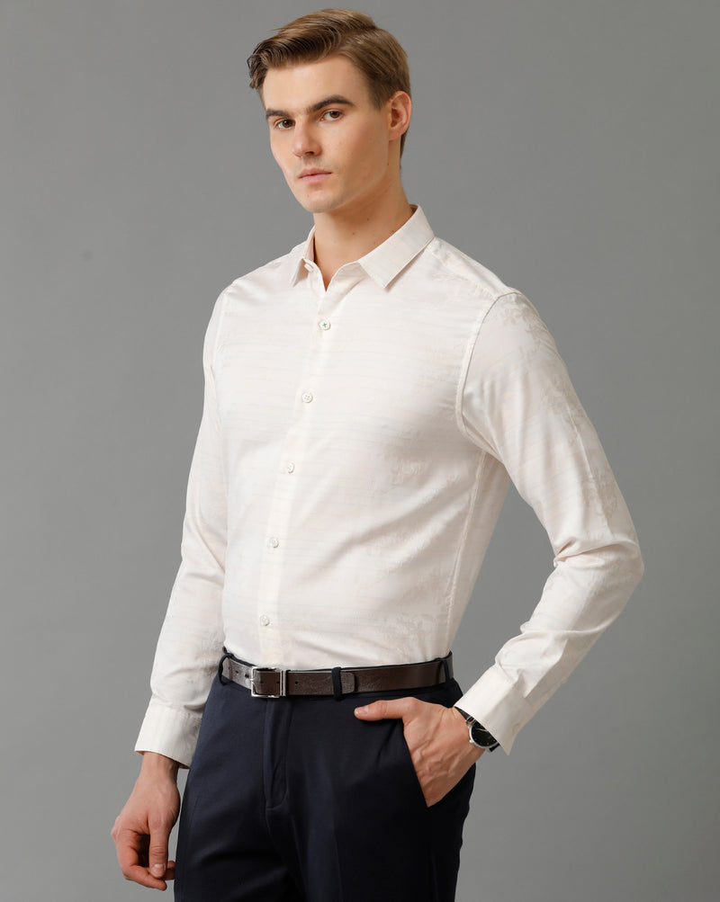 Men's Floral Print Cotton Shirt