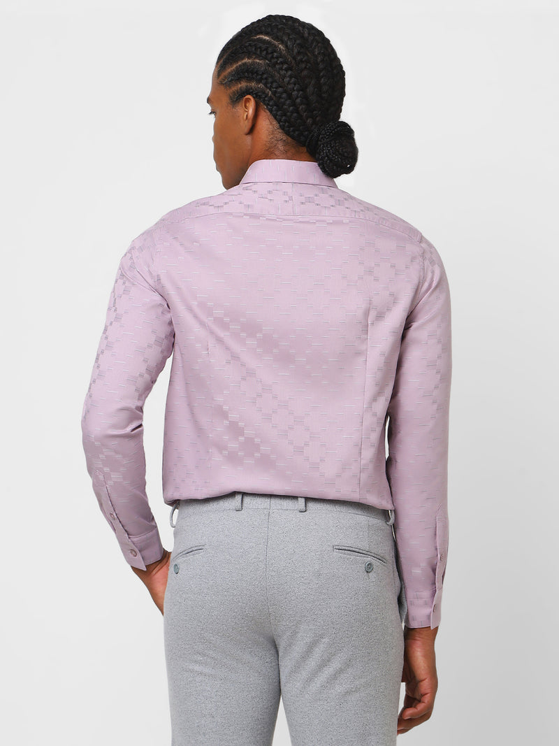 Men's Onion Pink Printed Shirt