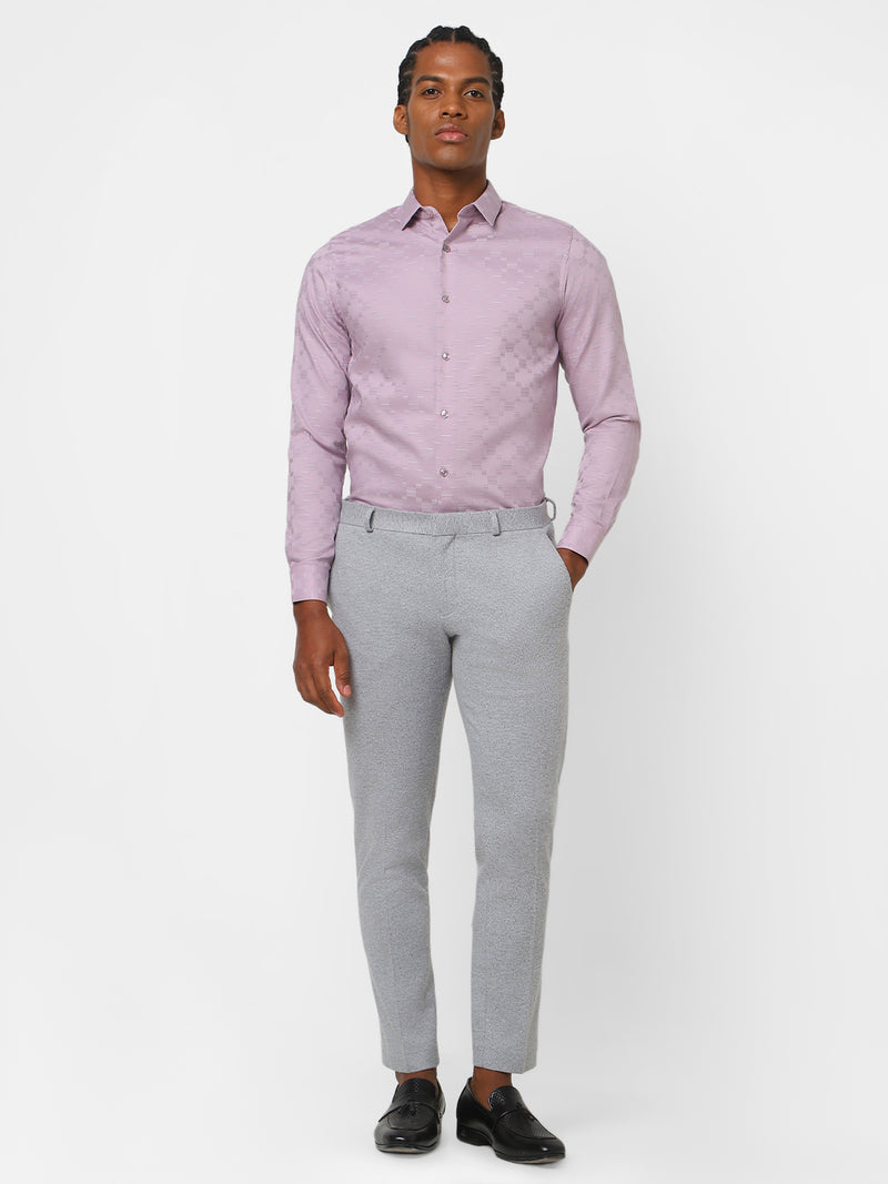 Men's Onion Pink Printed Shirt