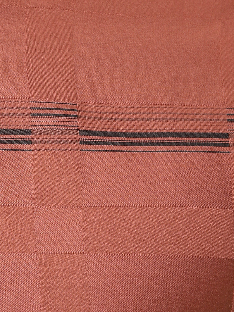 Men's Rust Orange Printed Shirt