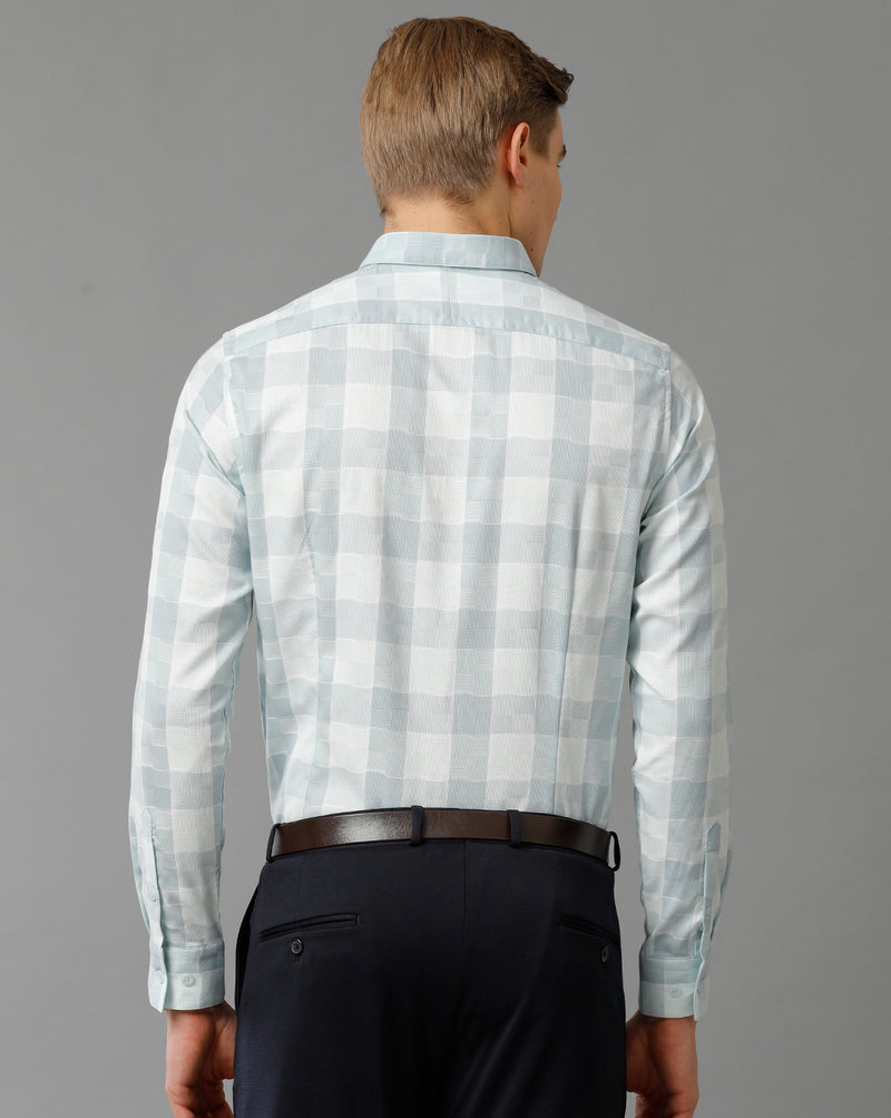 Men's Checkered Cotton Stretch Shirt