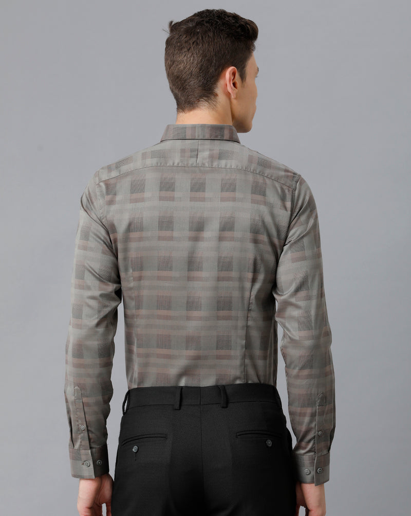 Men's Checkered Cotton Stretch Shirt