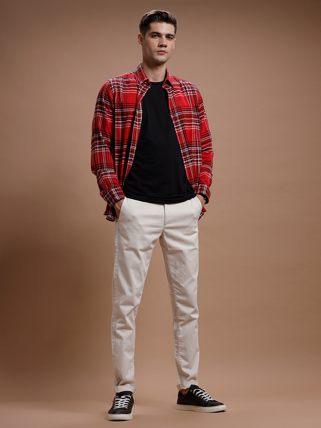 Offwhite Smart Casual Stretch Trouser