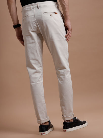 Offwhite Smart Casual Stretch Trouser