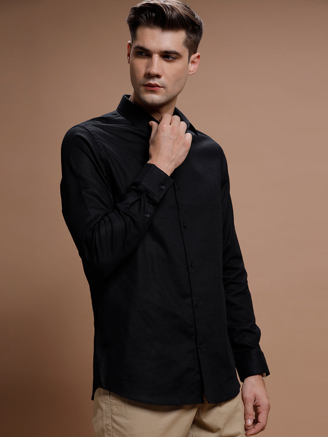 Black cotton Shirt