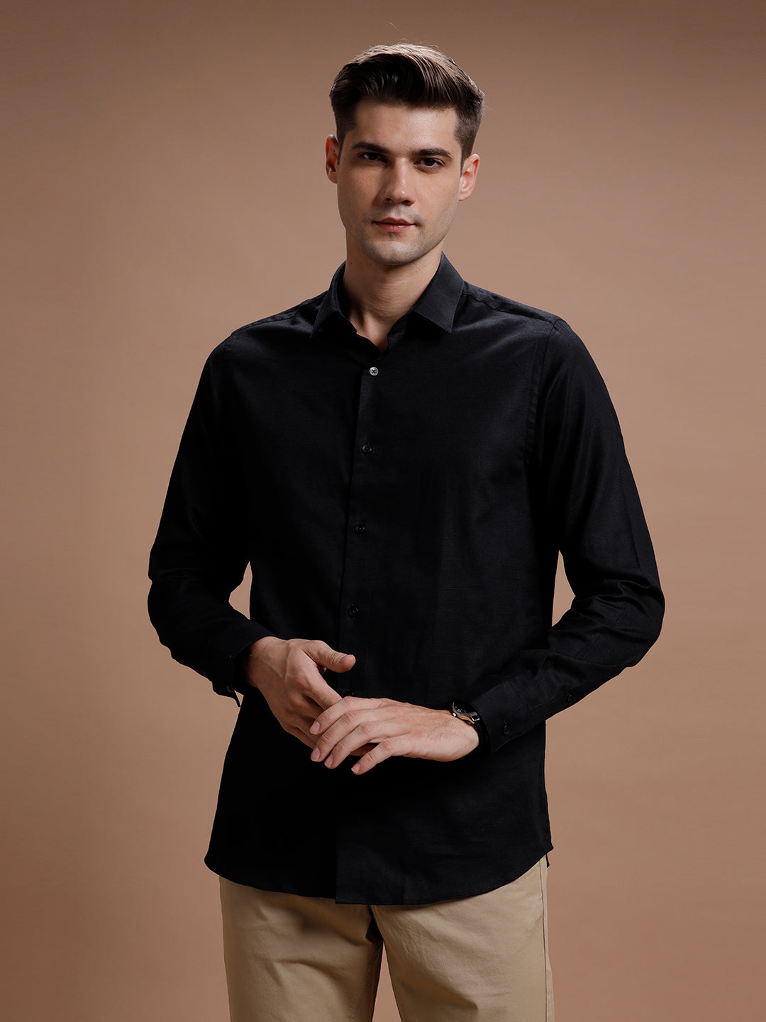 Black cotton Shirt