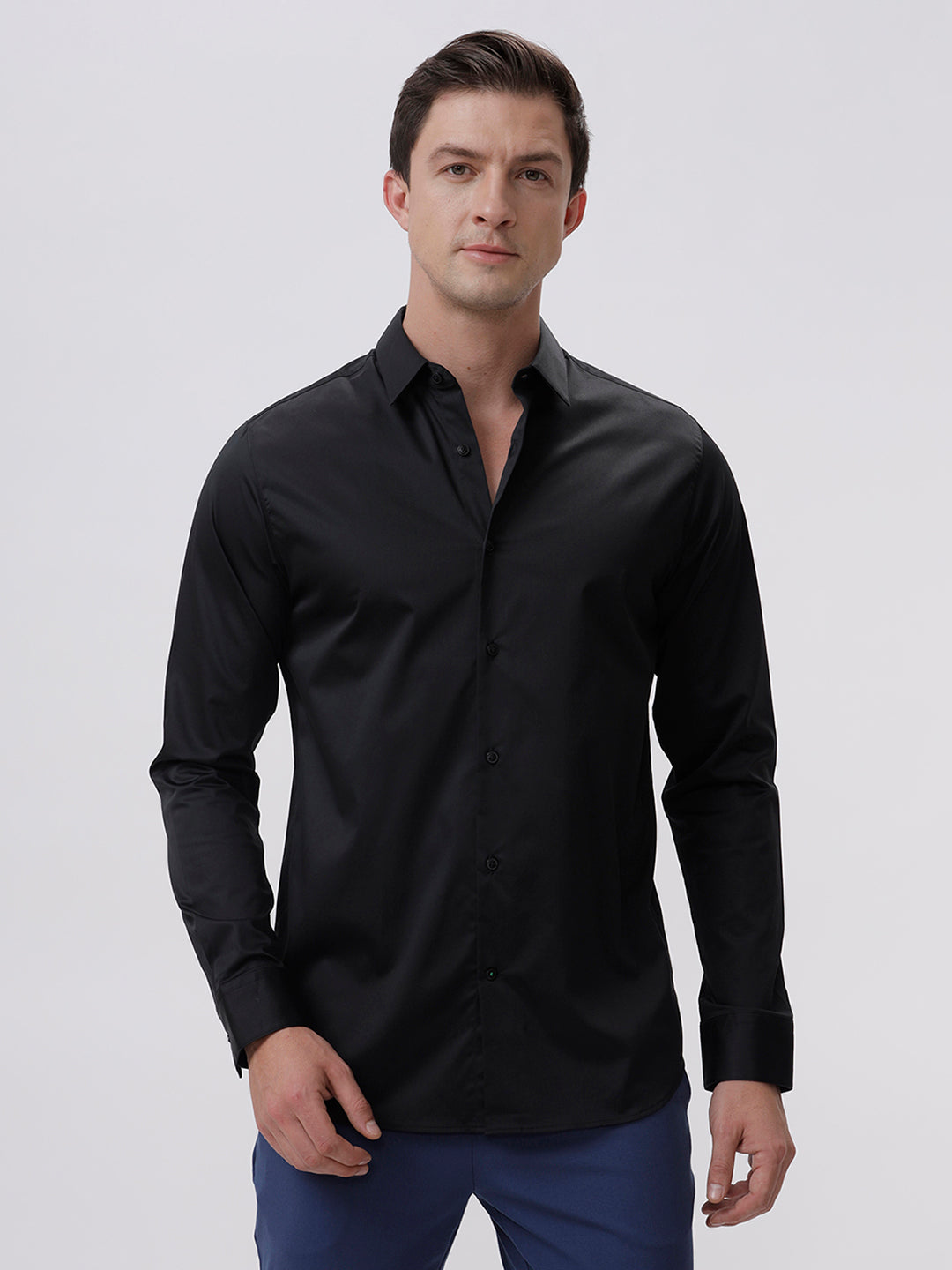 The Collection Samuel Slim Fit Shirt - Black