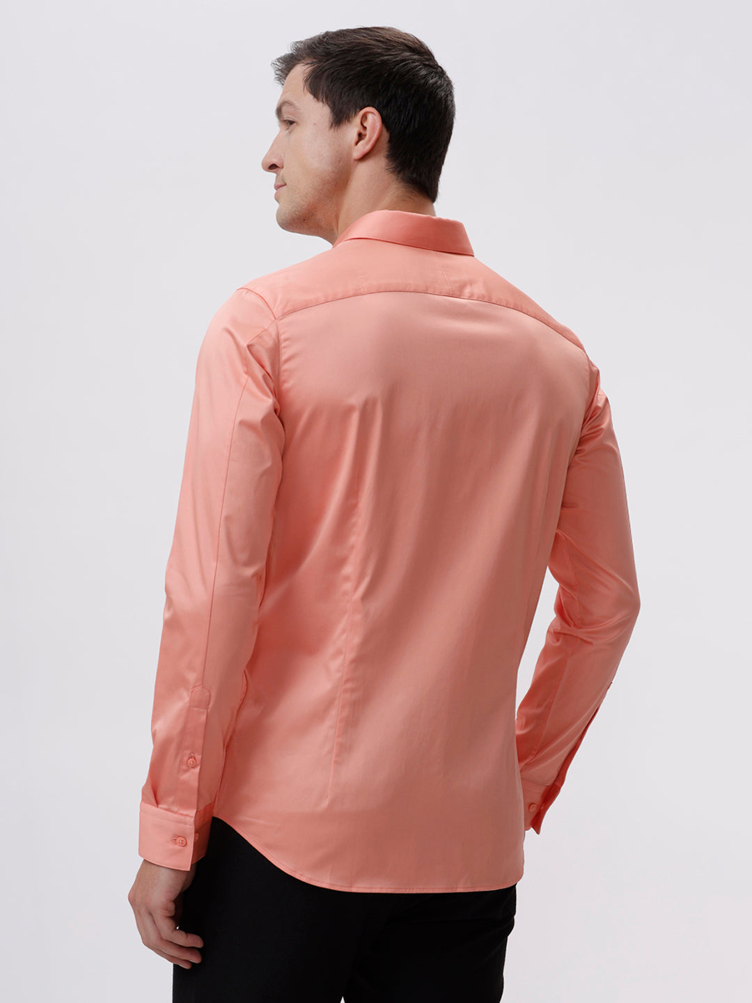 The Collection Samuel Peach Bud Slim Fit Shirt