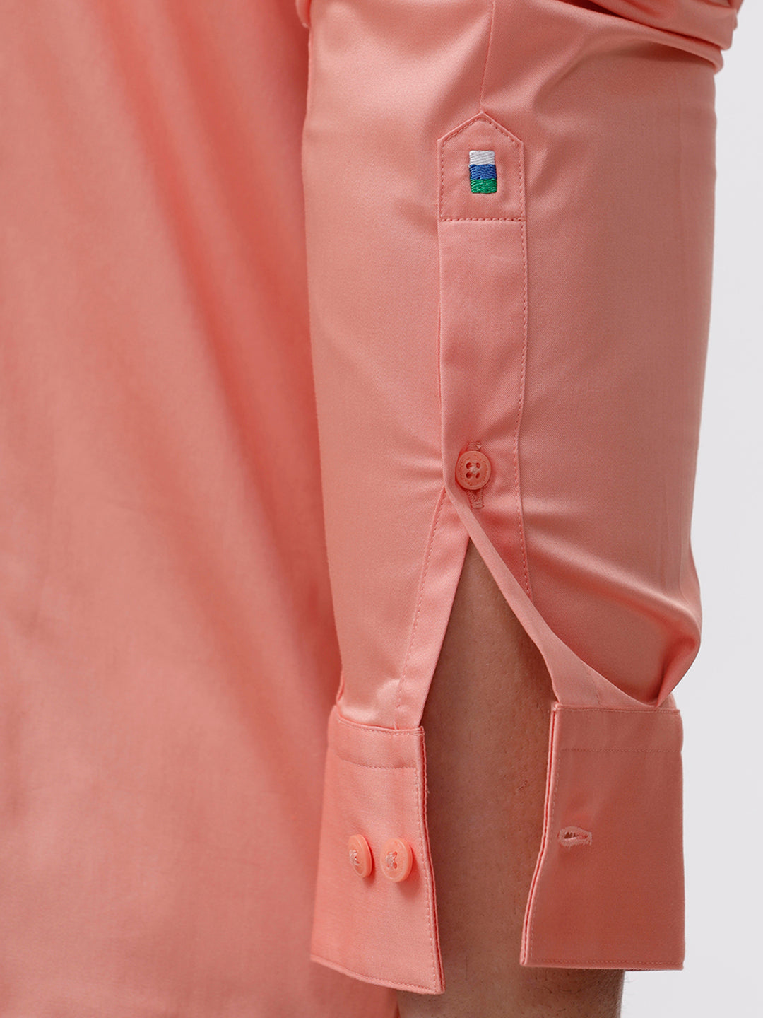 The Collection Samuel Peach Bud Slim Fit Shirt