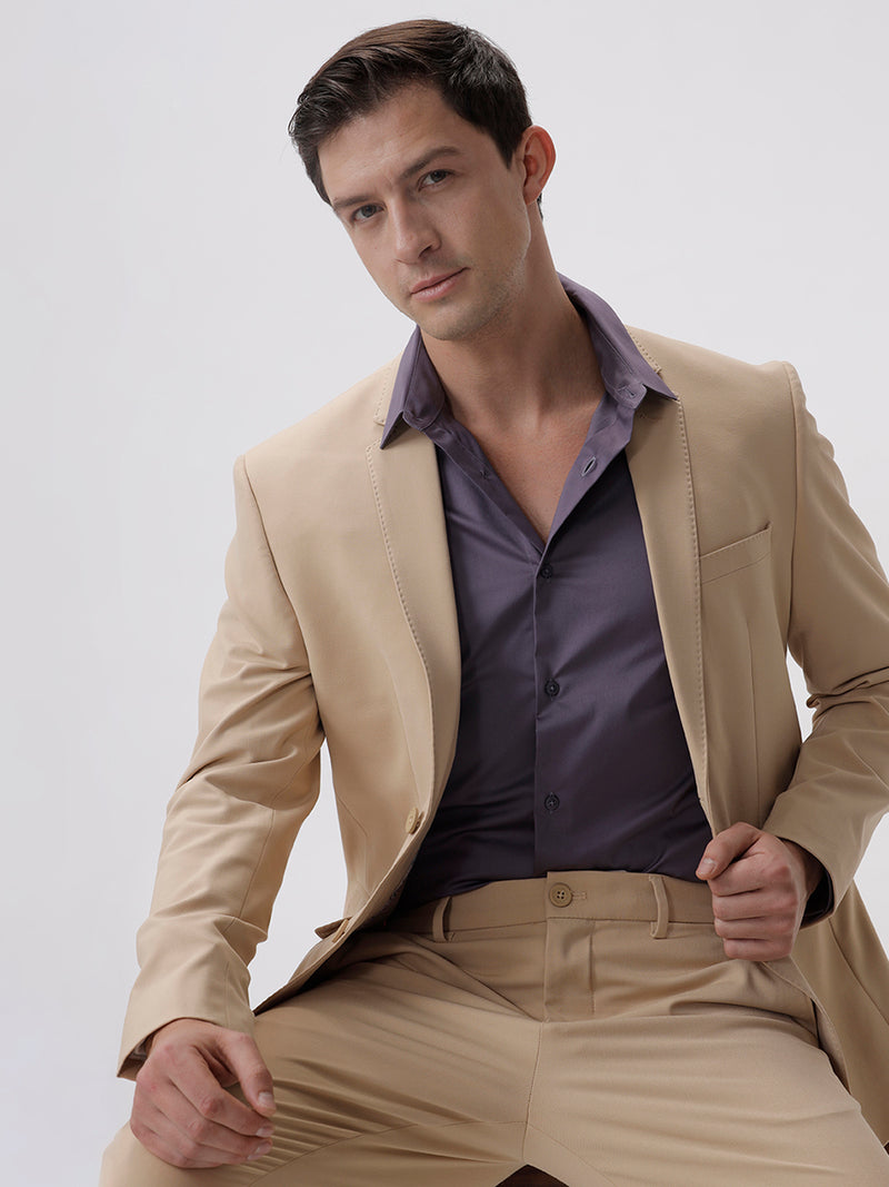 Samuel Purple Sage Cotton Shirt